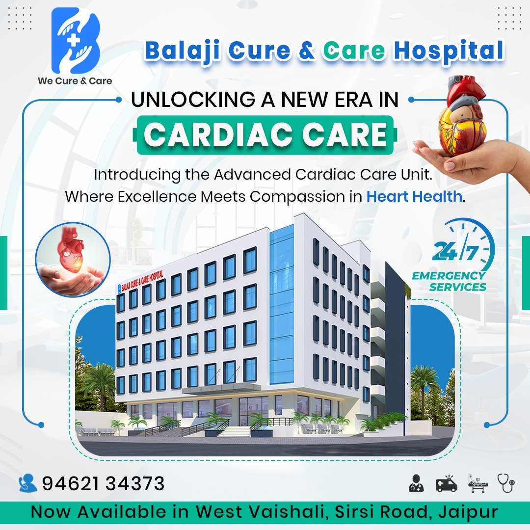 Cardiac Care at Balaji Hospital Jaipur.